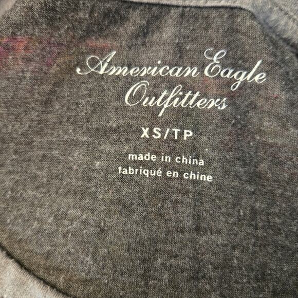 American Eagle Outfitters Baseball Tee sz XS - Picture 4 of 6